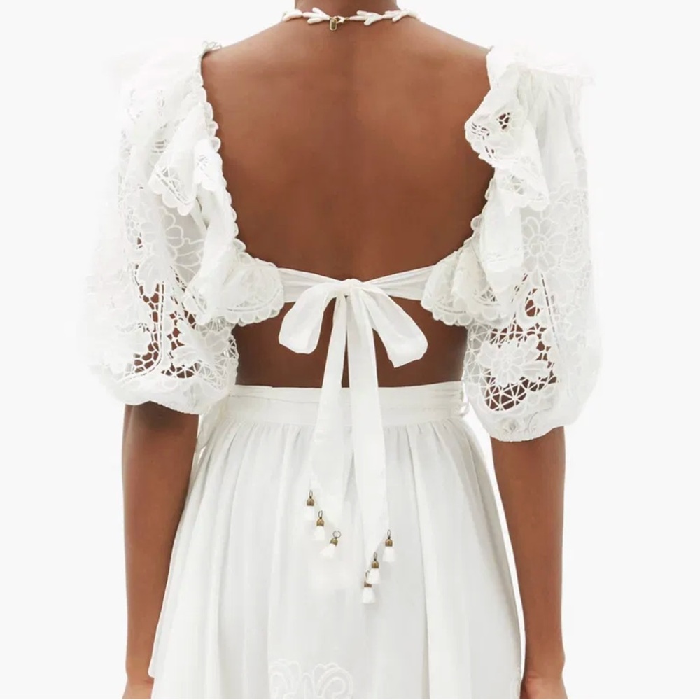 Zimmermann Lulu Scallop Frill Top